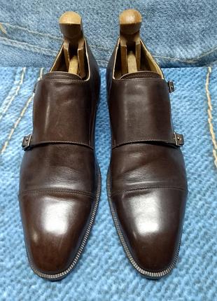 Туфлі шкіряні преміум navyboot монки made in italy 2