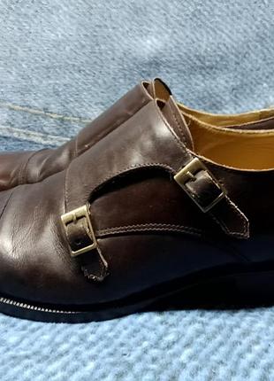 Туфлі шкіряні преміум navyboot монки made in italy 4