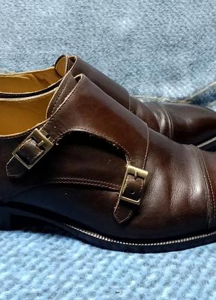 Туфлі шкіряні преміум navyboot монки made in italy 5