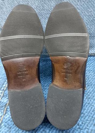 Туфлі шкіряні преміум navyboot монки made in italy 7