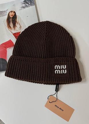 Шапка miu miu 5