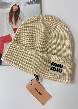 Шапка miu miu 8