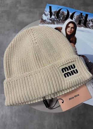 Шапка miu miu 6