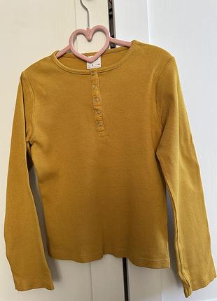 Кофта для дівчинки zara гірчична, розмір 9 років