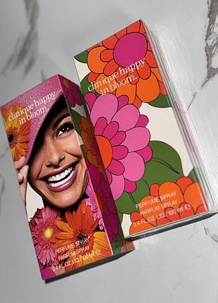 Дуже шлейфовий парфуми жіночі clinique  happy in bloom аромат парфюм зі шлейфом