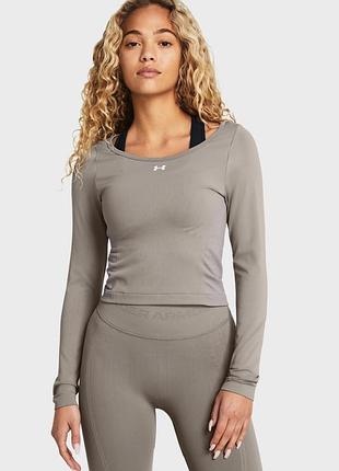 Кофта жіноча under armour лонгслів сірий