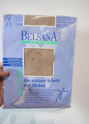 Компрессионные колготки belsana stütz 20 den с хлопком, германия, размер ii (s-m)