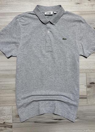 Преміум сіре футболка поло лакост lacoste sport ultra light pique, s / fr 3, оригінал