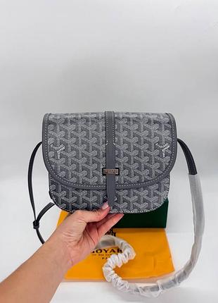 Сумка премиум 
goyard belvedere grey canvas