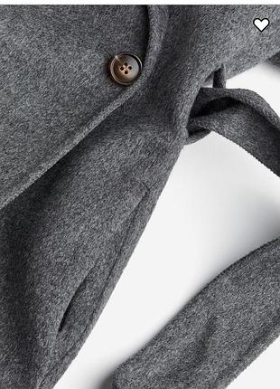 Wool blend h&m пальто 3