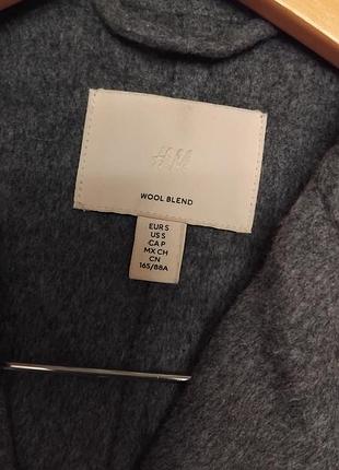 Wool blend h&m пальто 9