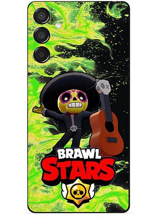 Чехол силиконовый бампер для samsung m15 с героем бравл поко brawl