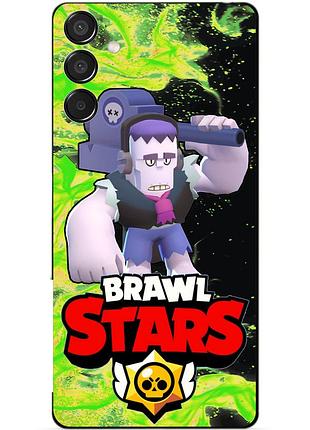 Чехол силиконовый бампер для samsung m15 с героем бравл фрэнк brawl