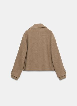 Двубортное короткое пальто soft 3