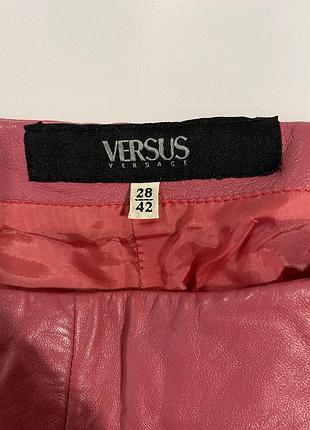 Шкіряні брюки versace versus оригінал 4