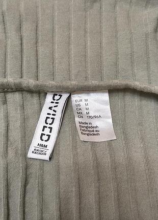 👚 кроп-топ у рубчик h&amp;m divided basic | s–m 🔥 6