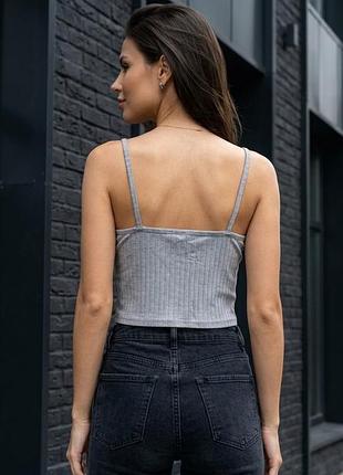 👚 кроп-топ у рубчик h&amp;m divided basic | s–m 🔥 2