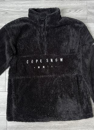 Пухнаста флісова кофта светр унісекс dope snow