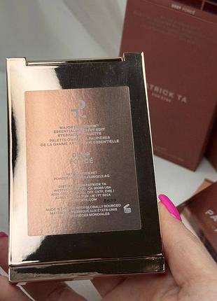 Тіні для повік patrick ta major dimension eyeshadow palette medium moyen 9