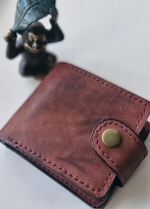 Гаманець шкіряний handmade коричневий