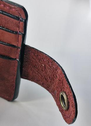 Гаманець шкіряний handmade коричневий 4