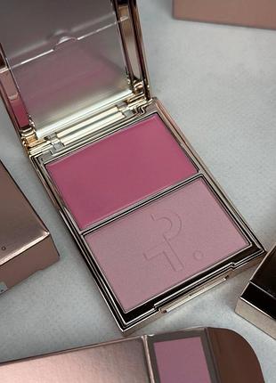 Рум'яна patrick ta major headlines double-take creme & powder blush duo відтінок just enough 2