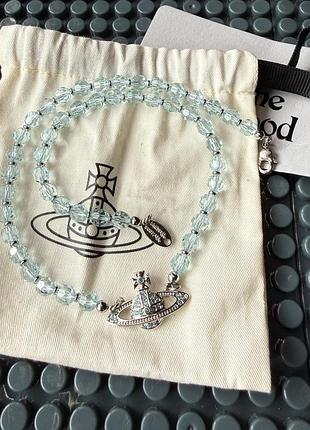 Чокер жіночий vivienne westwood блакитний