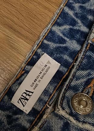 Джинси жіночі zara сині eur 46 usa 14 mex 36