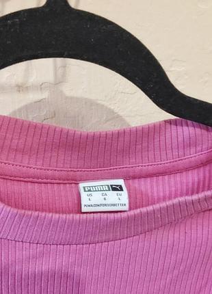 Топ рожевий в рубчик puma 3