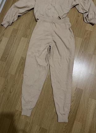 Спортивний костюм mango бежевий 4