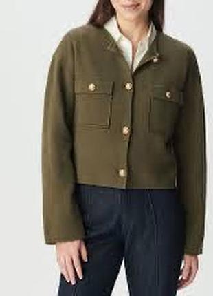 Шикарний кардиган-жакет massimo dutti в стилі old money / quiet luxury (розмір l)