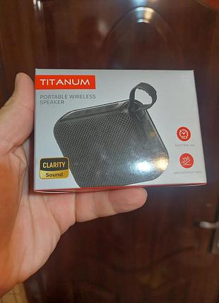 Портативна колонка titanum portable wireless speaker