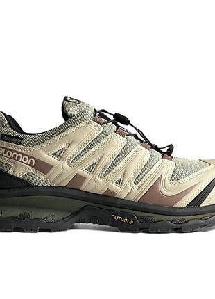 Кросівки чоловічі salomon xa forces gore-tex бежеві