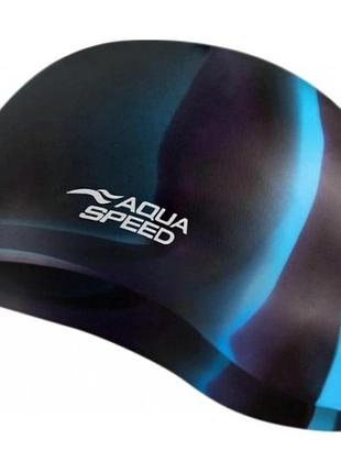 Шапка для плавання aqua speed ​​bunt 8841 мультиколор уні osfm 113-33 (оригінал)