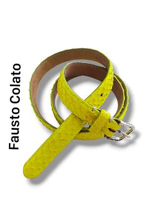 Ремень кожа питона fausto colato italy
