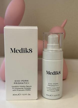 Сироватка для обличчя для відновлення та омолодження medik8 exo-pdrn prismatic+