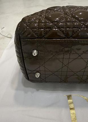 Сумка dior оригінал лакована 7