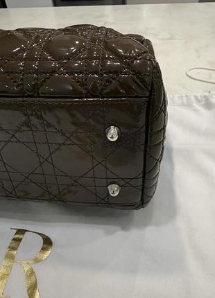 Сумка dior оригінал лакована 6