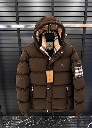 Куртка чоловіча зимова burberry холофайбер