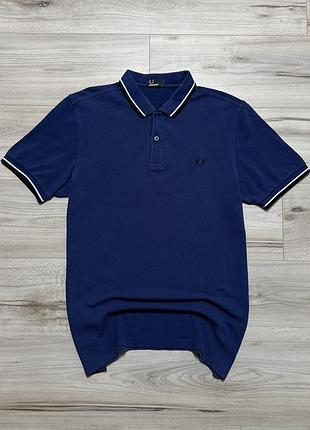 Премиальная футболка поло фред перри fred perry twin tipped m3600 polo shirt, l, оригинал