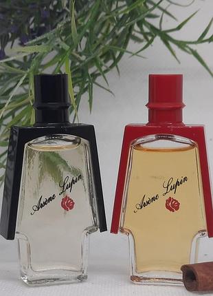 Парный сет: intercosma west — arsène lupin for men (черный) + arsène lupin for women (красный) / eau de toilette / 2 флакона по 5 ml (без коробок)