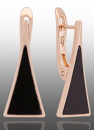 Серьги из медицинского золота, 2,4 см