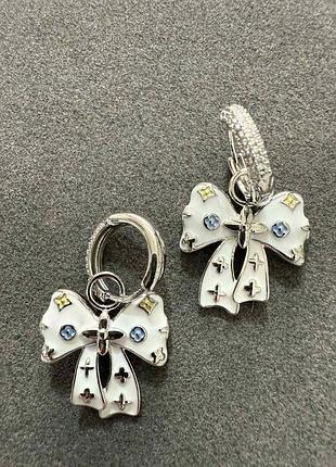 Сережки lv з медичної сталі stainless steel, xuping позолочені