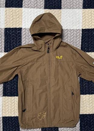 Вітровка jack wolfskin коричнева