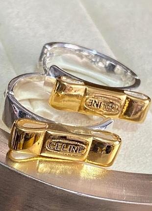 Серьги celine stainless steel