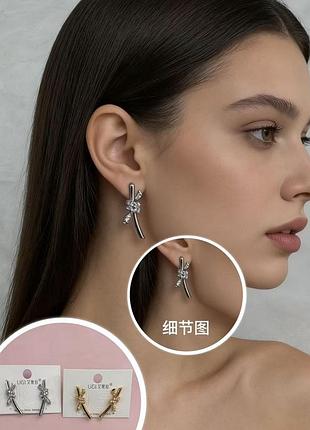 Сережки з медичної сталі stainless steel