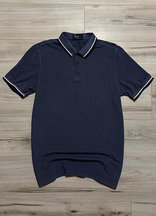 Премиальная футболка поло фред перри fred perry twin tipped m3600, l, оригинал