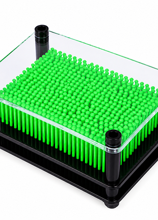 Об'ємна панель-антистрес з рухомими елементами "3d пін арт" mk 5967(green) зелений