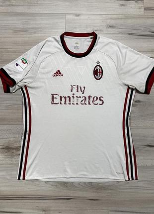 Футбольная джерси футболка адидас adidas ac milan 17/18 away jersey, факт xl, оригинал