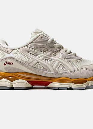 Бежеві кросівки asics gel nyc cream oatmeal х асікс 36